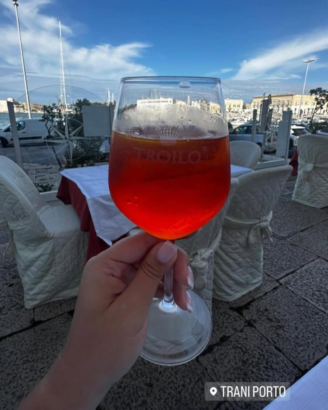 Ferienwohnung La Finestra Sul Porto Trani Exterior foto